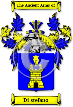 Di stefano Family Crest Download (jpg) Legacy Series - 150 DPI